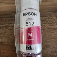 Genuine Epson 512 70ml Magenta Ink Bottle *NO RETAIL BOX* Vacuum Sealed picture