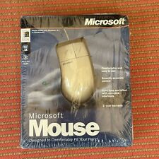 Vintage Microsoft Mouse New In Box Windows 95/3.1 2 Button Rare Collector picture