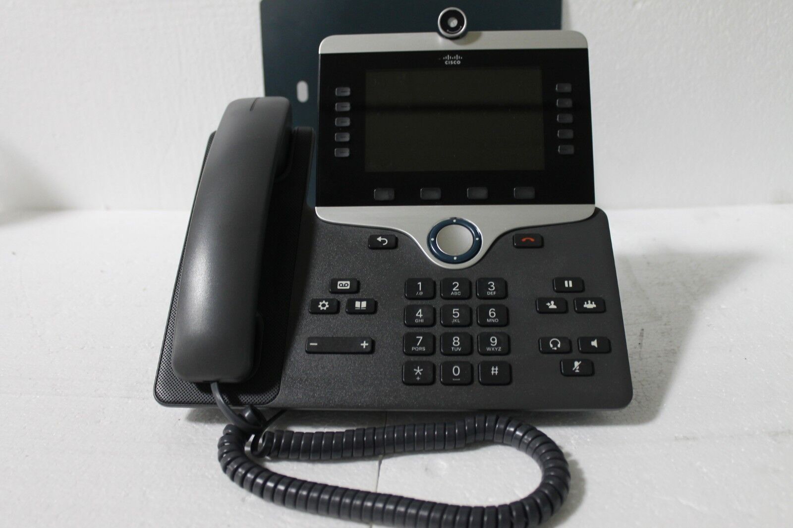 Cisco 8800 Ser. CP-8845-K9 Unified IP Endpoint VoIP Video Phone w Camera & Stand