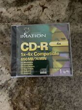 BRAND NEW Sealed VINTAGE IMATION 3M CD-R Recordable DISC 650 MB, 4X picture