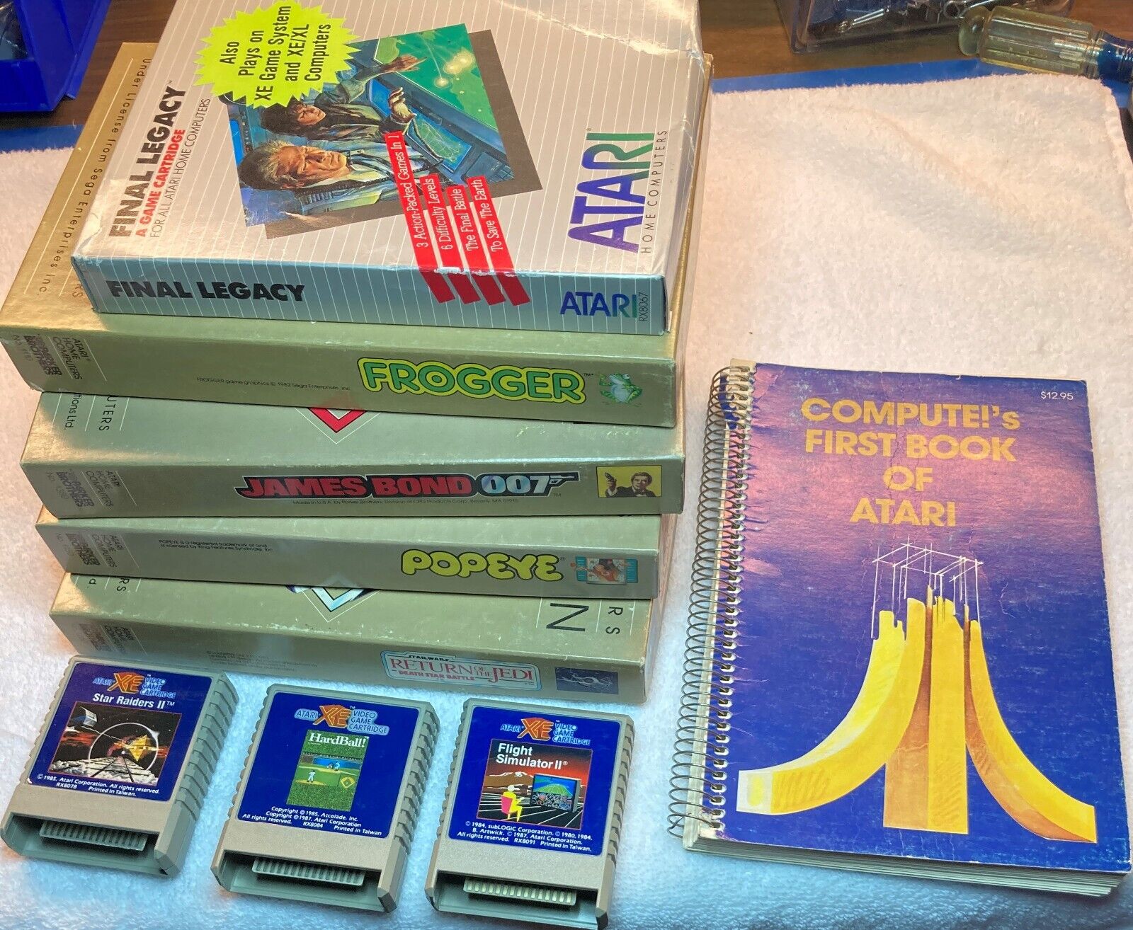 Atari 800 cartridge lot