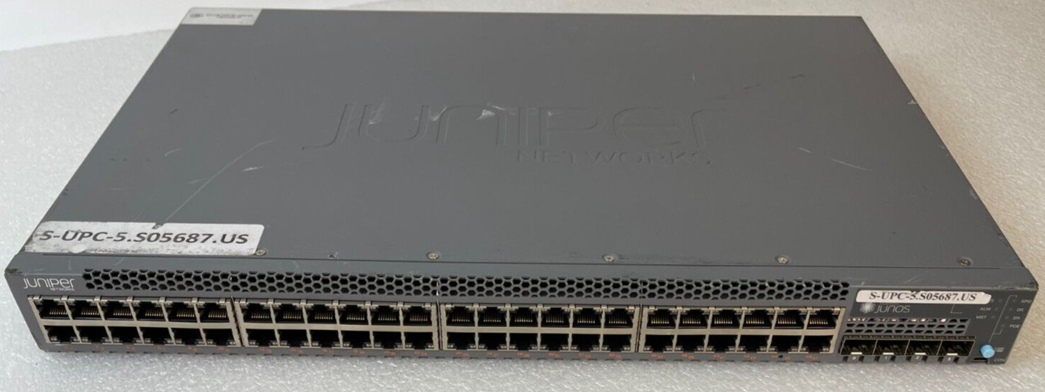 Juniper EX2300-48P 48x Port 1GBASE-T PoE+ 4x 1/10GbE SFP/SFP+ EX2300 Switch