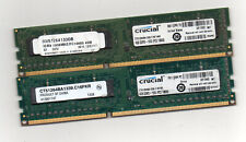 8GB (2X 4GB) Crucial DDR3 1333 PC3-10600  Desktop Computer Memory PC Ram   picture