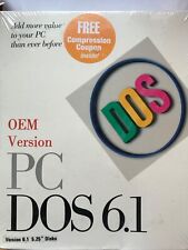 IBM PC Dos 6.1 Operating System OEM Version 5.25