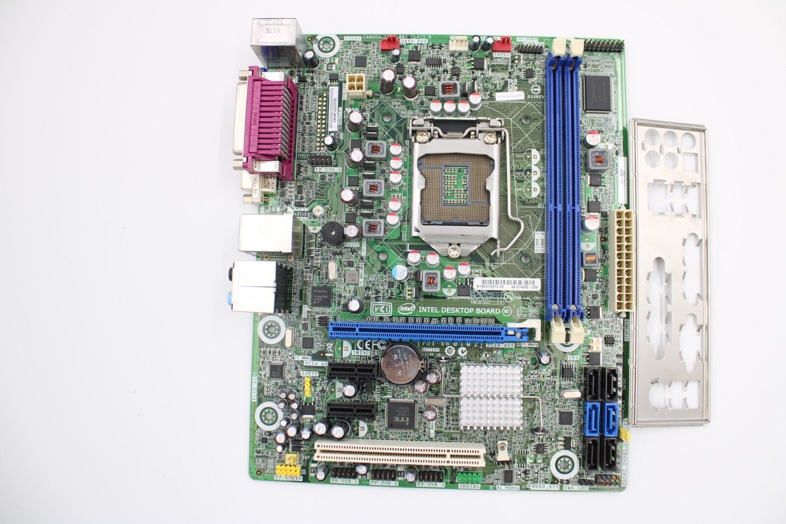 Intel DH61BE MicroATX Socket LGA1155 DDR3 Desktop Motherboard With I/O Shield