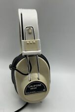 Califone 2924AV 3.5mm Plug Vintage Beige Stereo Corded 6' Headphones Tested picture