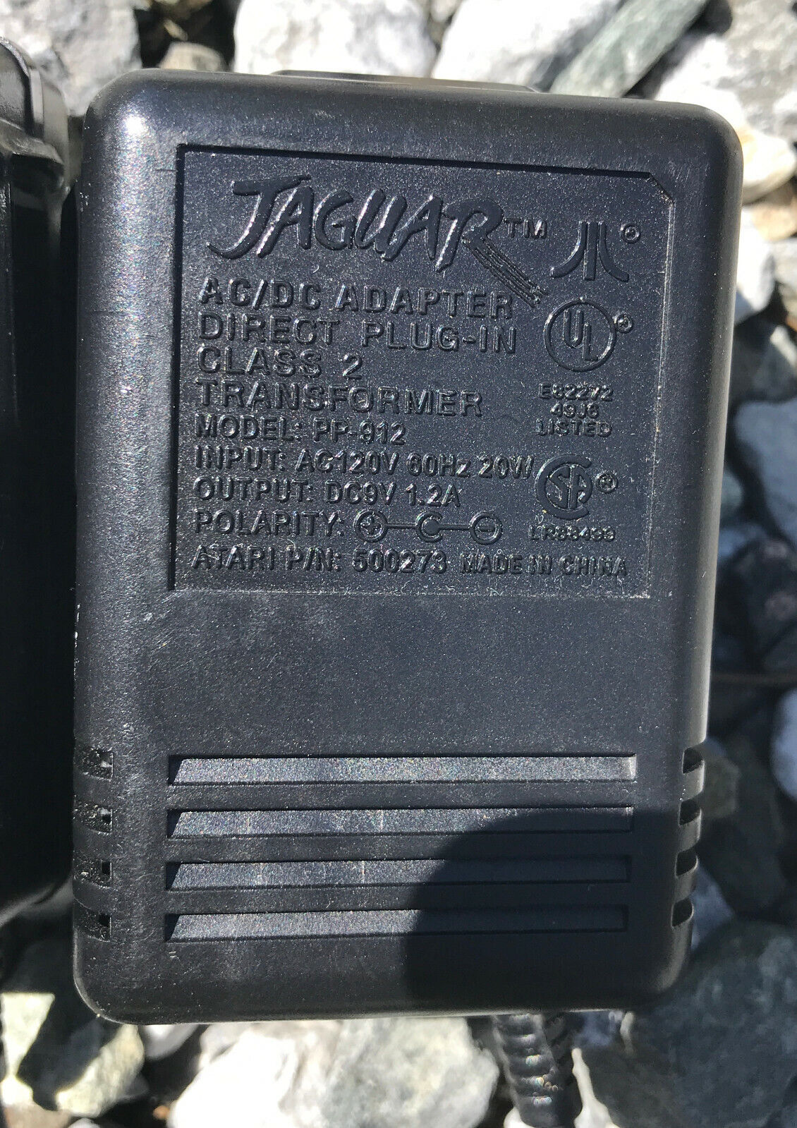 Atari Jaguar POWER PACK Original 120/110VAC US TESTED Black Label 