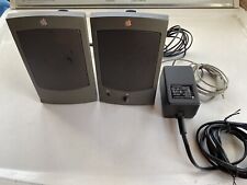 Rare Vintage 1993 Dark Grey AppleDesign Powered Speakers ii (M2497) Pair picture