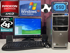 *RESTORED w/ SSD* Complete Gateway Windows XP Vintage Retro Gaming PC picture