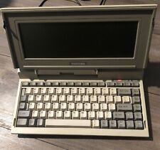 Vintage Toshiba T1000 Laptop Computer With Power Cord - For Parts Not Working picture