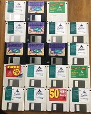 VINTAGE Lot Of 19 America Online Floppy Install Disks For Windows picture