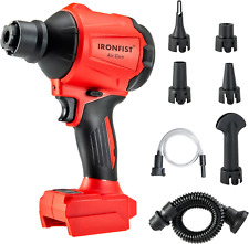 IRONFIST Compressed Air Duster Vacuum 2 in 1 Cordless Design Brushless Motor Cle picture