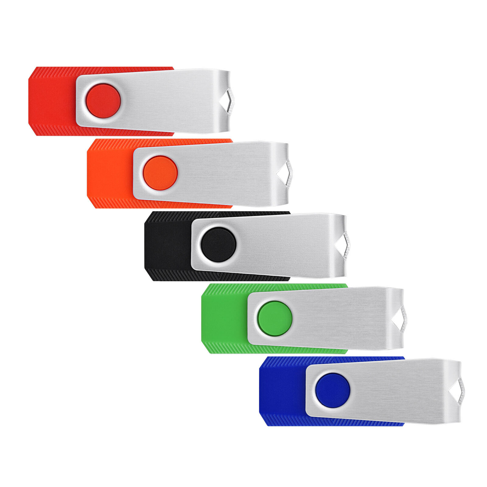 Mixed Color Lot 5/10pcs 1GB-64GB USB 2.0 Flash Drives Memory Storage USB Drive 
