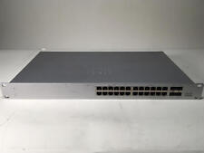 Cisco Meraki 24 Port POE Cloud Managed Switch MS120-24P Unclaimed Tested picture