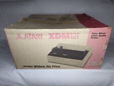 Atari XDM121 Daisy Wheel Printer, Cords, Instructions w/ Box - Untested, as is picture