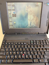 Vintage IBM Thinkpad 2620 Laptop w/ HDD, Mouse, Ext CD ROM, Power Supply, Bag picture