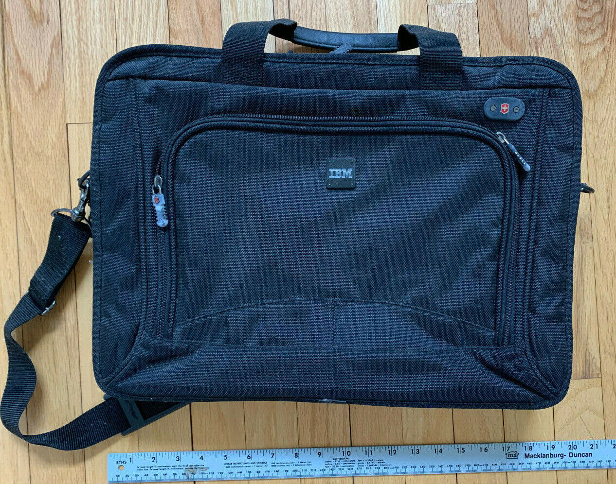 Vintage IBM Swiss gear laptop Messenger Travel bag VERY RARE