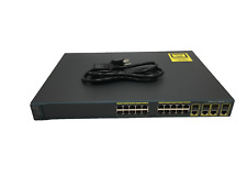 QTY Cisco WS-C2960G-24TC-L Catalyst 2960G 24x10/100/1000 4xGE/SFP Uplinks Switch picture