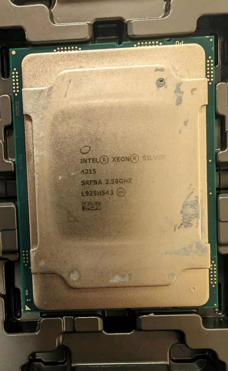 Intel Xeon Silver 4215 SRFBA 2.5GHz 8-Core 85W CPU L925H543