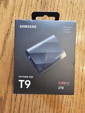 Samsung - T9 Portable SSD 2TB, Up to 2,000MB/s, USB 3.2 Gen2 - Black - New picture
