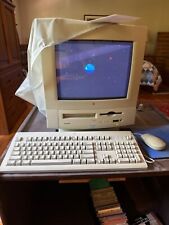 Vintage 1996 macintosh 540 computer and printer. With keyboard and mouse picture