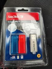 SDCZ4-512-A10 - SanDisk 512MB Cruzer Micro Flash Drive - 512 MB - USB - NEW RARE picture