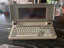 Rare Quintel Dual 5.25 Floppy Laptop Luggable - 80s  - Amber Screen - Repair picture