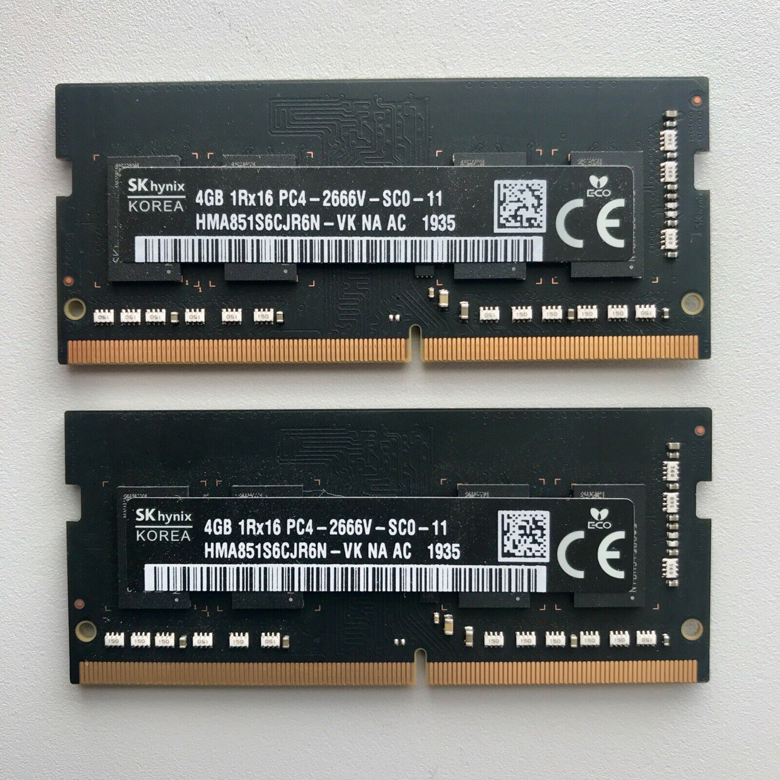 SK hynix 8GB Ram Memory (2x4GB) 1Rx16 PC4-2666V-SCO-11 from Apple Mac 5k 2019