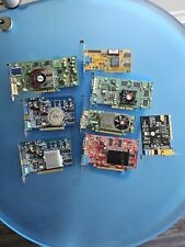 LOT of 8 Vintage Graphics Cards GeForce4 ATI Radeon UNTESTED AS IS picture