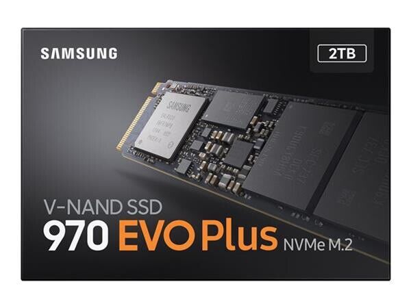 Samsung 970 EVO Plus 2TB PCIe NVMe M.2 Internal SSD  (MZ-V7S2T0BW)