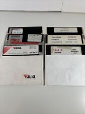 6 Floppy Used Disks C64 Commodore 64 IBM Vintage Computer Ultima MS Dos Musicalc picture