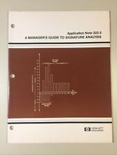 Vintage 1980 HEWLETT-PACKARD A Managers Guide To Signature Analysis 222-3 VHTF picture