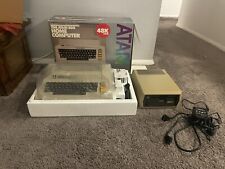 Atari 800 & 810 Floppy Disc Drive Atari 800 With Box & Power Supply Powers On picture