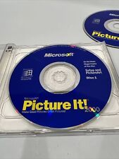 Microsoft Picture It 2000 For Microsoft Windows 2 Disc Only Vintage 1998 picture