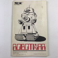 Vintage 1981 Robotwar Game Instruction Manual For Apple II Plus Muse Software picture