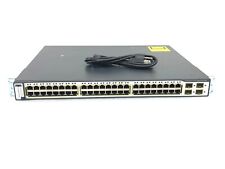  Cisco Catalyst 3750 WS-C3750-48PS-S 48-Port PoE Ethernet Network Switch w/ Ears picture