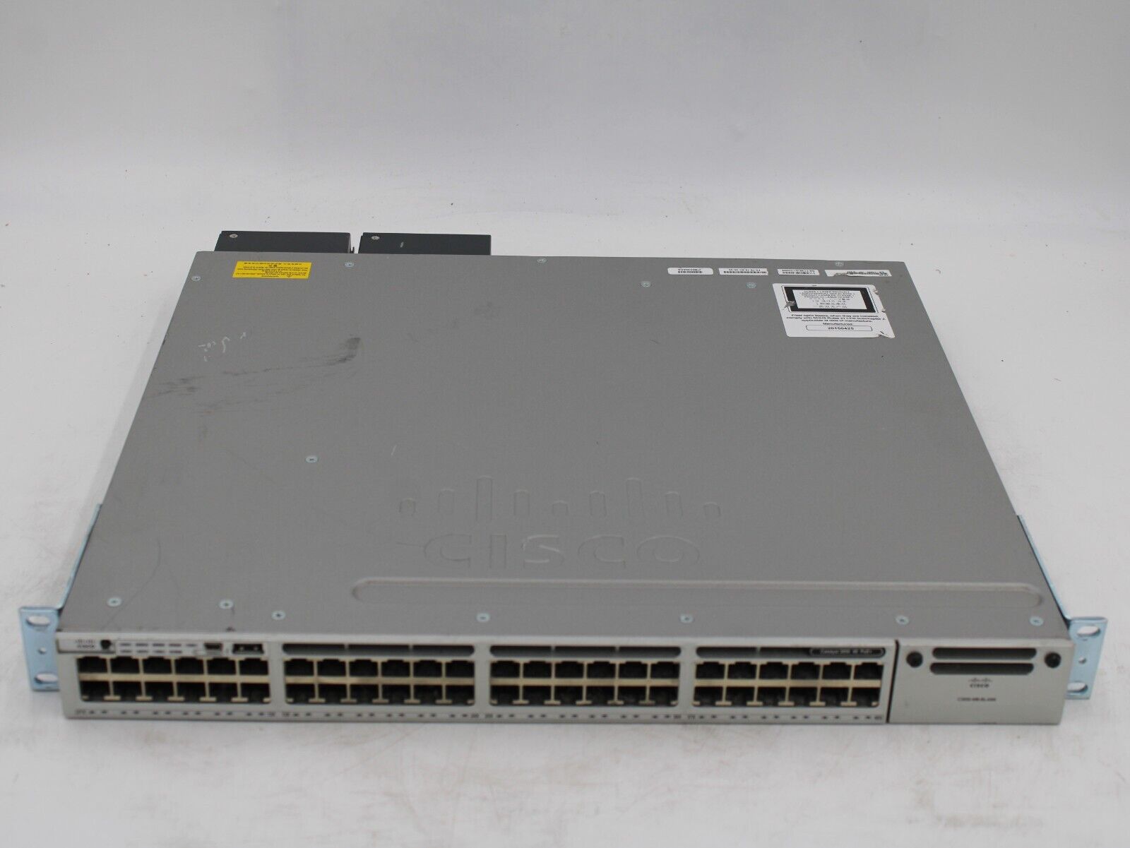 Cisco Catalyst 3850 WS-C3850-48F-S 48 Port Gigabit Network Switch TESTED