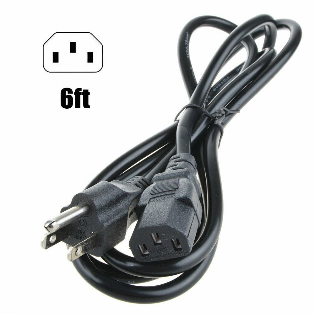 6ft AC Power Cable Lead for Dell 00R215 Server Cord 3-Prong Heavy Duty 0R215