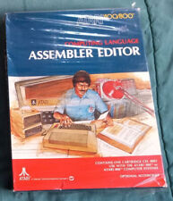 Atari 800 computing language Assembler Editor complete new in box shrink picture