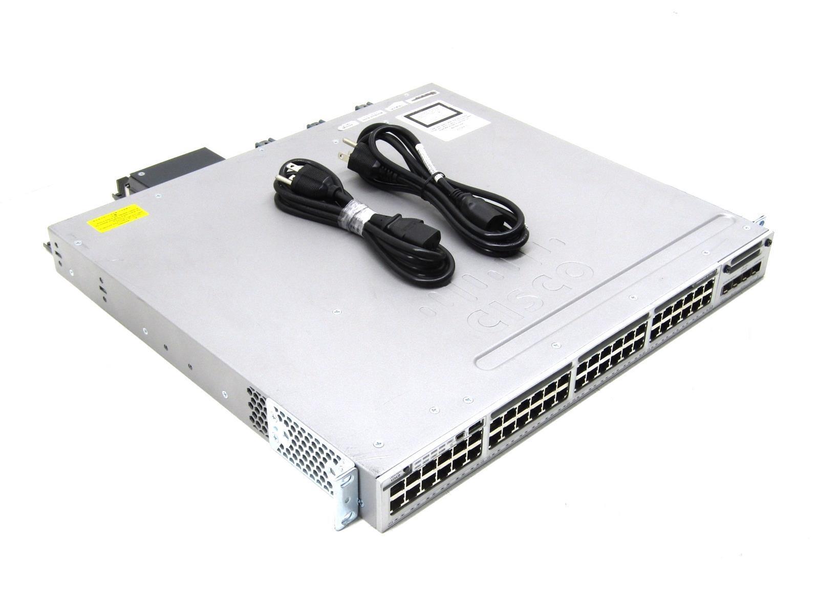 Cisco Catalyst 3850 WS-C3850-48P-S V06 48-Port Switch | 48x PoE & 4x SFP Ports