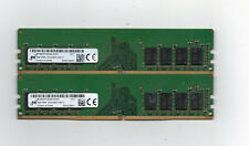 16GB (2X 8GB) Micron DDR4 2400  PC4-19200 Desktop Computer Memory PC Ram  picture