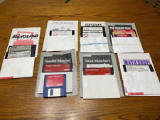 Lot of 7 vintage Apple II computer games, 1980s (untested) picture