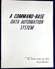 1958 US Air Force UNIVAC Data Automation System Computer Vintage Book Brochure picture