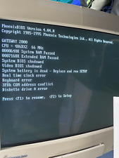 Vintage Gaming Gateway2000 CRT Monitor X19001 EV900-7000595 1997 picture