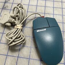 Vintage Microsoft Part No. 61402 Home Mouse Serial - Teal picture