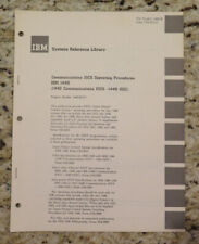 Vintage IBM 1440 Communications IOCS  - 1448/DDC Library SRL dated August 1964 picture