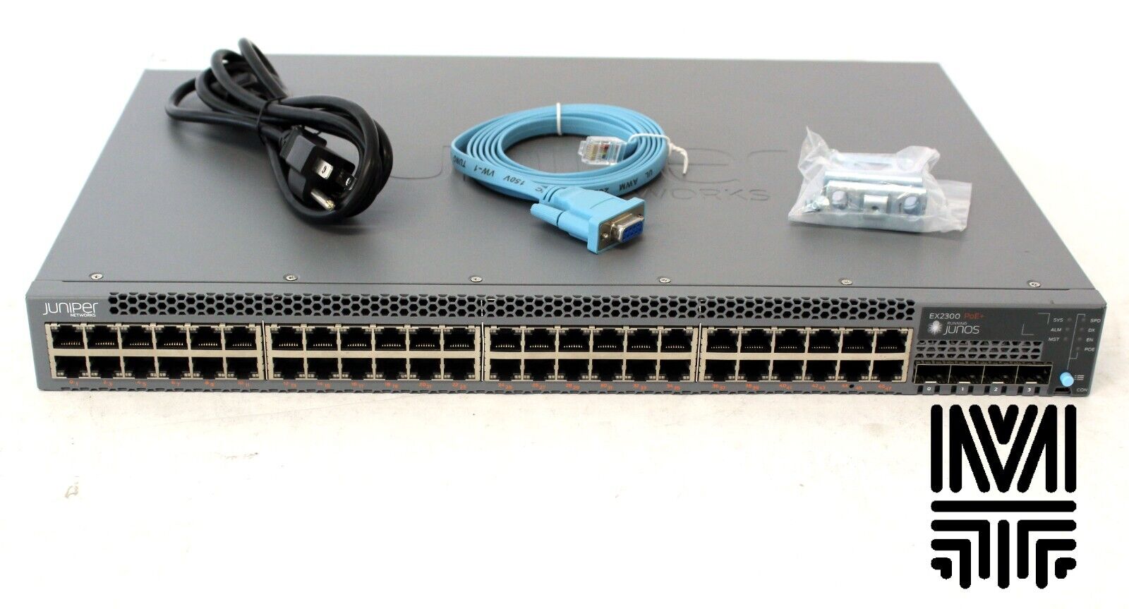 Juniper EX2300-48P  PoE+ Switch 48x 1GbE & 4 SFP+/SFP 10G uplinks, Tested