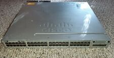 Cisco Catalyst 3850 48 PoE+ WS-C3850-48P-L V07 Switch w/ C3850-NM-4-1G 2xPS picture