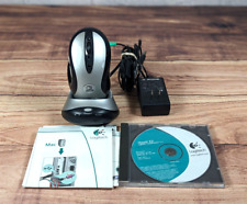 Vintage Logitech MX700 Cordless Optical Mouse with Docking Station Tested Works picture