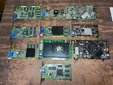 Lot of 10 Vintage AGP PCI ISA Gaming Graphics Video Cards Working picture